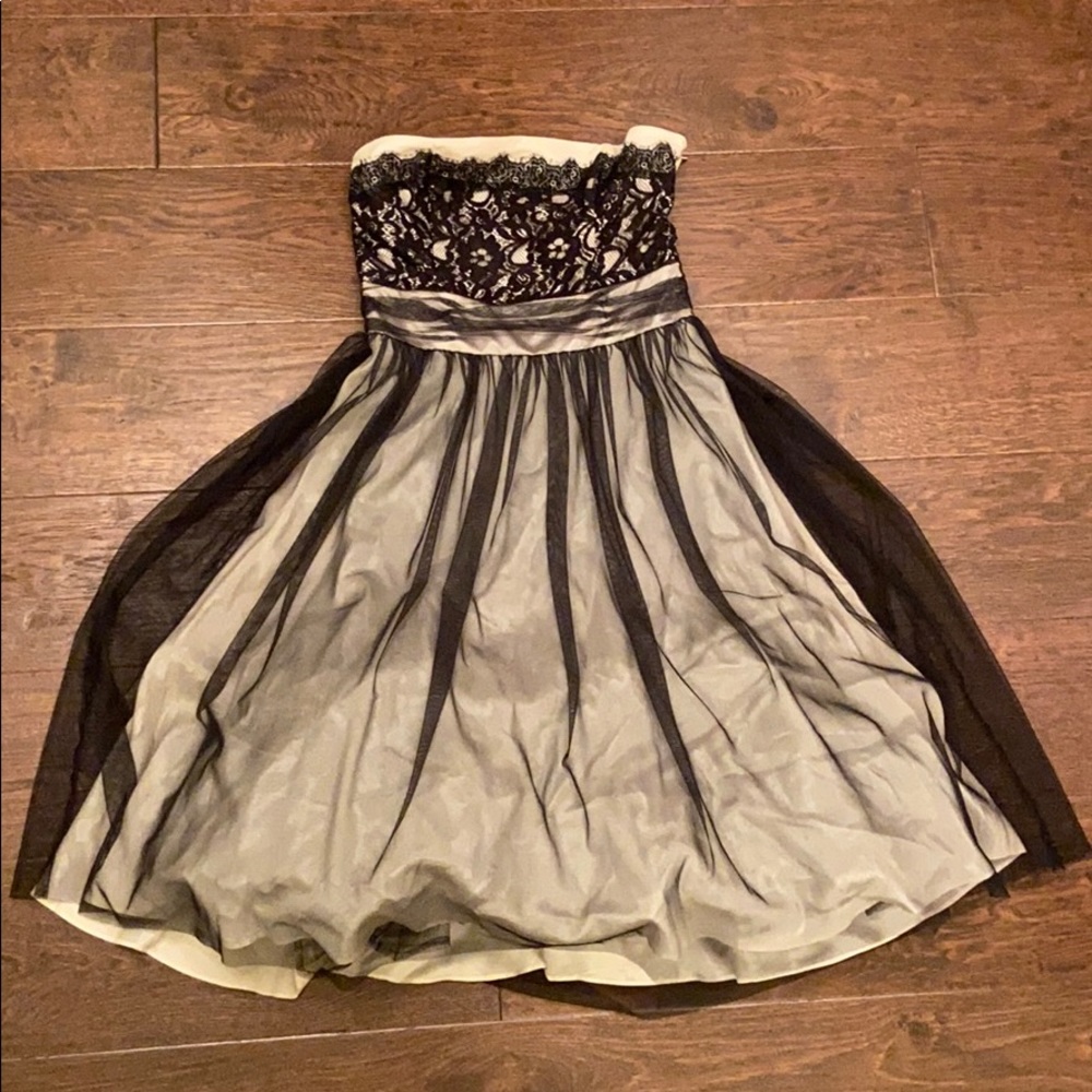 2/$20 Peppercorn strapless 50s inspired dress